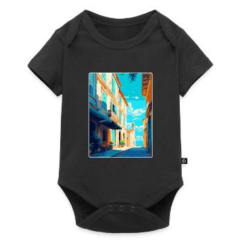 Arles France Vintage Travel Poster WPA Souvenir - Baby Premium short-sleeve bodysuit - black - Front