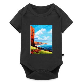 Isle Of Hoy Scotland Uk Vintage Travel Poster WPA - Baby Premium short-sleeve bodysuit - black - Front