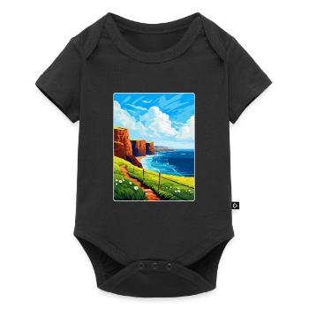 Isle Of Hoy Scotland Uk Vintage Travel Poster WPA - Baby Premium short-sleeve bodysuit - black - Front
