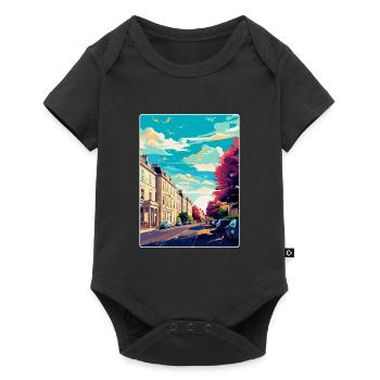 Cheltenham England Uk Travel Poster Souvenir WPA - Baby Premium short-sleeve bodysuit - black - Front