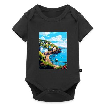 Ilfracombe England Uk Travel Poster Souvenir WPA - Baby Premium short-sleeve bodysuit - black - Front