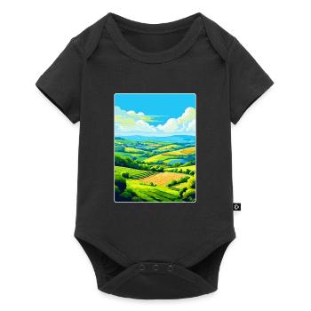 Camel Valley Cornwall England Uk Travel Poster WPA - Baby Premium short-sleeve bodysuit - black - Front