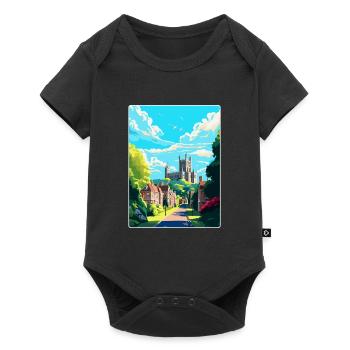 Arundel Sussex Vintage Travel Poster Souvenir WPA - Baby Premium short-sleeve bodysuit - black - Front