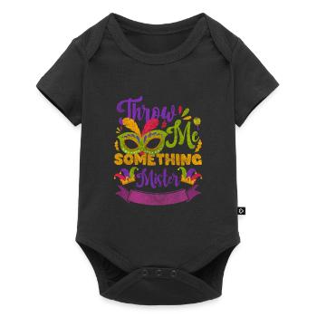 Mardi Gras Celebration New Orleans Queen - Baby Premium short-sleeve bodysuit - black - Front