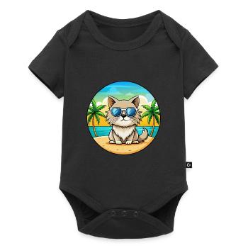 Lunettes de soleil Colorpoint Persian Cat Breed Cartoon - Body à manches courtes Premium Bébé - noir - Devant