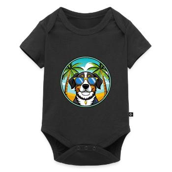 Lunettes de soleil Entlebucher Mountain Dog Breed Cartoon - Body à manches courtes Premium Bébé - noir - Devant