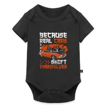 Drifting Tuner Jdm - Baby Premium Kurzarmbody - Schwarz - Vorne