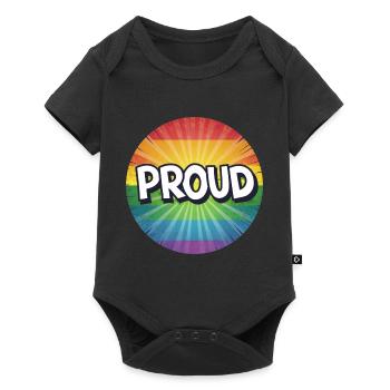 LGBTQ Proud - Baby Premium short-sleeve bodysuit - black - Front