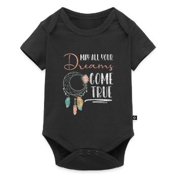 Dreaming Faith Happiness - Baby Premium short-sleeve bodysuit - black - Front