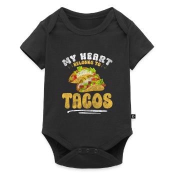 Foodie latino mexicain Cinco de Mayo - Body à manches courtes Premium Bébé - noir - Devant