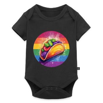 LGBTQ Taco - Body à manches courtes Premium Bébé - noir - Devant