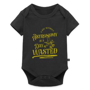 Universe Star Discover Moon - Baby Premium short-sleeve bodysuit - black - Front