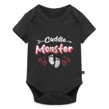 Love Security Soft Sweet - Baby Premium short-sleeve bodysuit - black - Front