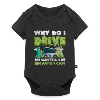 Electricity Environmental Protection Future Acceleration - Baby Premium short-sleeve bodysuit - black - Front