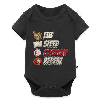 Cosplay Hobby Jeux Mignon - Body à manches courtes Premium Bébé - noir - Devant
