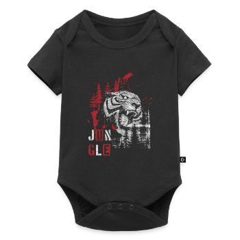 Style Modern Red Polka - Baby Premium short-sleeve bodysuit - black - Front
