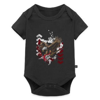 Tattoo Motif Skull - Baby Premium short-sleeve bodysuit - black - Front