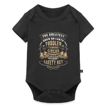 Chapiteau de cirque Directeur de cirque Tamer Monkey Circus - Body à manches courtes Premium Bébé - noir - Devant