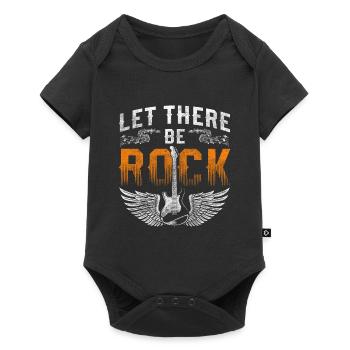 Rock Hardrock Chef d’orchestre Rock and Roll - Body à manches courtes Premium Bébé - noir - Devant