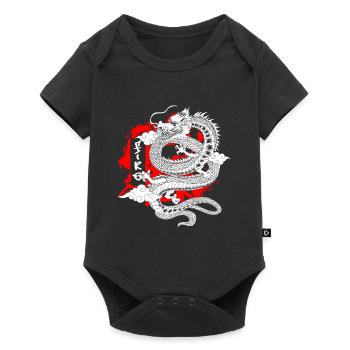 Culture mythical creatures mythology koi - Baby Premium short-sleeve bodysuit - black - Front