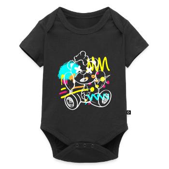 Urban Mauer Breakdance Streetmind - Body à manches courtes Premium Bébé - noir - Devant