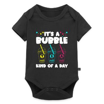 Boisson Kawaii - Body à manches courtes Premium Bébé - noir - Devant