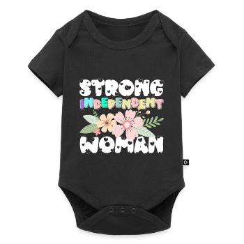 Women's Day, Feminism, Women's Rights, Girl Power - Baby Premium short-sleeve bodysuit - black - Front
