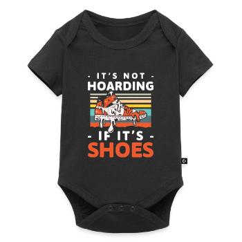 Schuhsammler Frauen Süchtig - Baby Premium Kurzarmbody - Schwarz - Vorne