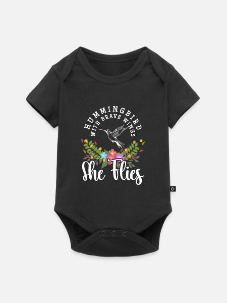 Vögel Fliegen Zauberei Leben - Baby Premium Kurzarmbody - Schwarz
