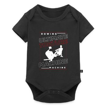 Rowing Rudder - Baby Premium short-sleeve bodysuit - black - Front