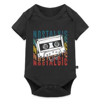 Cassette Retro 80s Legendary Hits - Baby Premium short-sleeve bodysuit - black - Front