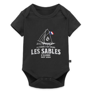 The Vendée is big in 2024 - Baby Premium short-sleeve bodysuit - black - Front