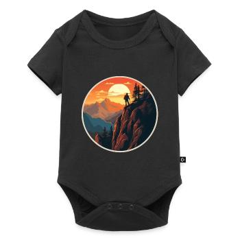 Randonnée Nature Vacances - Body à manches courtes Premium Bébé - noir - Devant