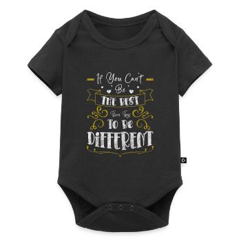 Individual Different Respect Special - Baby Premium short-sleeve bodysuit - black - Front