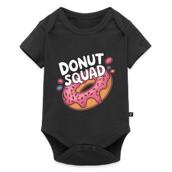 Donut Squad Donuts Doughnut - Baby Premium Kurzarmbody - Schwarz - Vorne