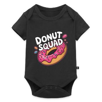 Donut Squad Beignets Beignets - Body à manches courtes Premium Bébé - noir - Devant