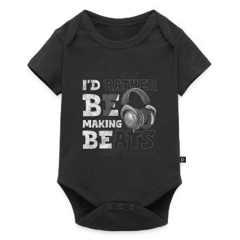 Party Musicians Crowd Life - Baby Premium short-sleeve bodysuit - black - Front