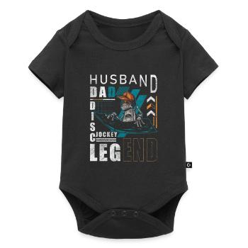 Disc jockey celebrations - Baby Premium short-sleeve bodysuit - black - Front