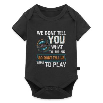 Disc Jockey Passion - Baby Premium short-sleeve bodysuit - black - Front