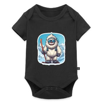 Yéti - Body à manches courtes Premium Bébé - noir - Devant