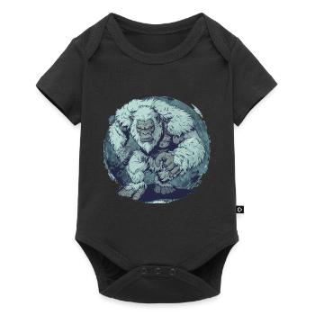 Yéti - Body à manches courtes Premium Bébé - noir - Devant