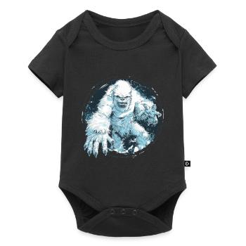 Yéti - Body à manches courtes Premium Bébé - noir - Devant