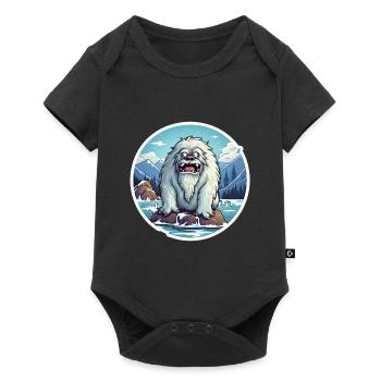 Yéti - Body à manches courtes Premium Bébé - noir - Devant