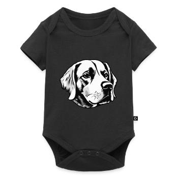 Dog Puppy Animal Welfare - Baby Premium short-sleeve bodysuit - black - Front
