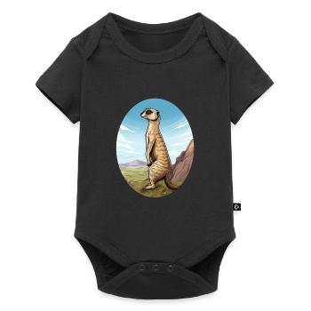 Suricate - Body à manches courtes Premium Bébé - noir - Devant