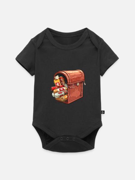 Spam Informatikwitz - Baby Premium Kurzarmbody - Schwarz