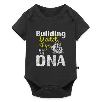 Model RC Ship Skipper - Baby Premium short-sleeve bodysuit - black - Front