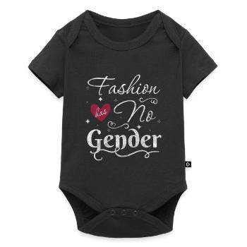 Amoureux de la mode Shopping Catwalk Shopping Queen - Body à manches courtes Premium Bébé - noir - Devant