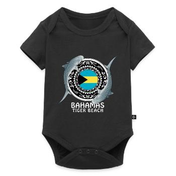 Tiger Beach, Bahamas - Body à manches courtes Premium Bébé - noir - Devant