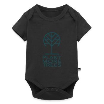 Plant More Trees Conservation Activist - Baby Premium short-sleeve bodysuit - black - Front